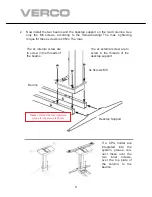 Preview for 8 page of Verco Oblique Adapt Assembly And Operating Instructions Manual