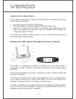 Preview for 12 page of Verco Oblique Adapt Assembly And Operating Instructions Manual