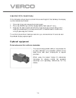 Preview for 14 page of Verco Oblique Adapt Assembly And Operating Instructions Manual