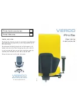 Предварительный просмотр 1 страницы Verco Profile Operating Instructions