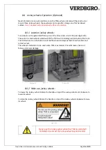 Preview for 46 page of VERDEGRO Blade Manual For Operation And Maintenance