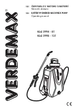 Preview for 1 page of Verdemax 5994 Operating Manual