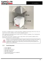 Preview for 15 page of VERDER CARBOLITE GERO ABA 7/35B Installation, Operation And Maintenance Instructions