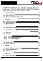 Предварительный просмотр 2 страницы VERDER CARBOLITE GERO CAF 16/38 Installation, Operation And Maintenance Instructions