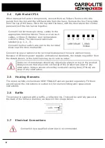 Предварительный просмотр 8 страницы VERDER CARBOLITE GERO CF 24B Installation, Operation And Maintenance Instructions