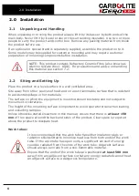 Preview for 6 page of VERDER CARBOLITE GERO HST 12/600 Installation, Operation And Maintenance Instructions