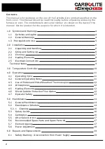 Preview for 2 page of VERDER CARBOLITE GERO RHF 15/15 Installation, Operation And Maintenance Instructions