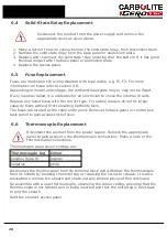 Preview for 20 page of VERDER CARBOLITE GERO RHF 15/15 Installation, Operation And Maintenance Instructions