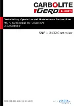 VERDER CARBOLITE GERO SNF Installation, Operation And Maintenance Instructions preview