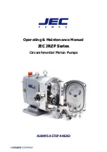 Preview for 1 page of VERDER JEC JRZP Series Operating & Maintenance Manual