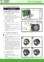 Предварительный просмотр 14 страницы VERDER Verderflex Rapide Original Operating Manual