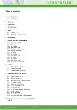 Preview for 3 page of VERDER Verderflex Vantage 3000 C R3i Operating Manual