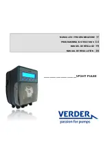 VERDER VP2-HT PULSE Programming Instructions Manual preview