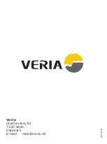 Preview for 16 page of Veria Control ET45 Installation Manual