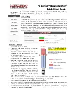 Предварительный просмотр 2 страницы Vericom V-Sense Brake Meter Quick Start Manual