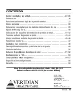 Предварительный просмотр 33 страницы Veridian Healthcare 01-5041 Instruction Manual