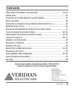 Preview for 33 page of Veridian Healthcare 01-506 Instruction Manual