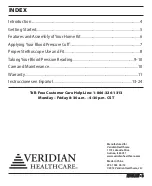 Предварительный просмотр 3 страницы Veridian Healthcare 01-5521 Instruction Manual