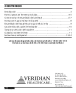 Предварительный просмотр 13 страницы Veridian Healthcare 02-131 Instruction Manual