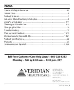 Preview for 3 page of Veridian Healthcare 11-505 Instruction Manual