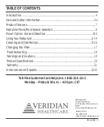 Предварительный просмотр 3 страницы Veridian Healthcare 11-520 Instruction Manual