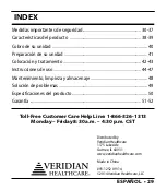 Предварительный просмотр 29 страницы Veridian Healthcare 22-034 Instruction Manual