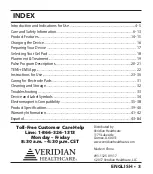 Предварительный просмотр 3 страницы Veridian Healthcare 22-035 Instruction Manual