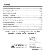 Предварительный просмотр 33 страницы Veridian Healthcare 22-041 Instruction Manual