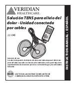 Предварительный просмотр 37 страницы Veridian Healthcare TENS 22-040 Instruction Manual