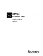 VeriFone HPV-20 Installation Manual предпросмотр