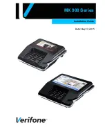 Предварительный просмотр 1 страницы VeriFone MX 915 Installation Manual