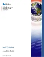 Preview for 40 page of VeriFone MX800 Series Installation Manual