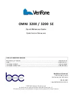 VeriFone Omni 3200 Quick Reference Manual preview