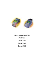 Предварительный просмотр 1 страницы VeriFone Omni 3350 Instruction Manual