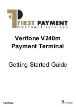 VeriFone V240m+ Getting Started Manual предпросмотр