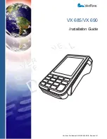 Preview for 1 page of VeriFone VX 685 Installation Manual