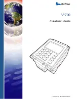 Preview for 1 page of VeriFone Vx700 Installation Manual