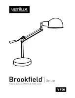 Preview for 1 page of Verilux Brookfield DELUXE VF08 User Manual