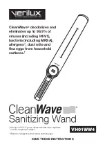 Preview for 1 page of Verilux CleanWave VH01WW4 Manual