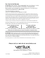 Preview for 8 page of Verilux CLEANWAVE VH02 User Manual