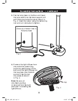 Предварительный просмотр 8 страницы Verilux EasyFlex Deluxe VF02 Instructions Manual