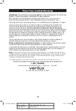 Preview for 11 page of Verilux HappyLight Touch Manual