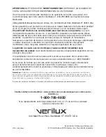 Предварительный просмотр 1 страницы Verilux HappyLight VT01C Instructions Manual