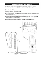 Предварительный просмотр 8 страницы Verilux HAPPYLIGHT VT05F User Instructions