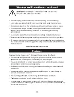 Preview for 5 page of Verilux HappyLight VTCP01 User Manual