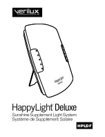 Preview for 1 page of Verilux HappyLight User Manual