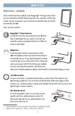 Preview for 6 page of Verilux HappyLights Touch Plus How To Use Manual