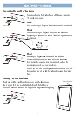 Preview for 7 page of Verilux HappyLights Touch Plus How To Use Manual