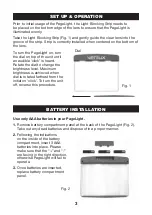 Preview for 3 page of Verilux PageLight VB04 Manual