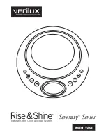 Preview for 1 page of Verilux Rise&Shine VA06 Serenity series Owner'S Manual